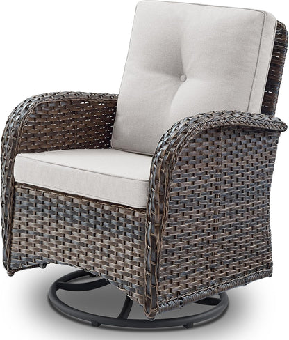 3-Piece Patio Swivel Rocker Set – Summer Warehouse Clearance