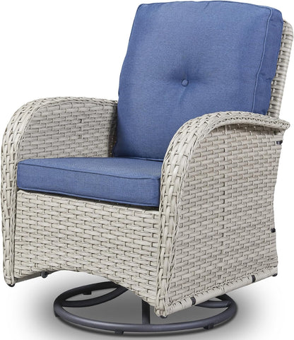 3-Piece Patio Swivel Rocker Set – Summer Warehouse Clearance