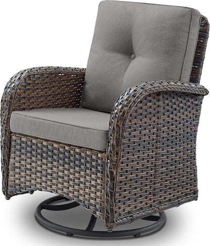 3-Piece Patio Swivel Rocker Set – Summer Warehouse Clearance